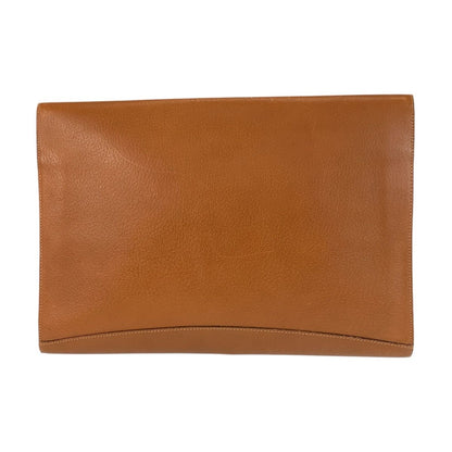 Gucci Brown Gold Leather 017 123 Clutch — view 2