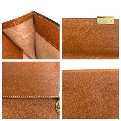 Gucci Brown Gold Leather 017 123 Clutch — view 6