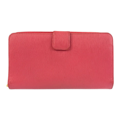 Prada Saffiano Pink Gold Leather Wallet — view 2
