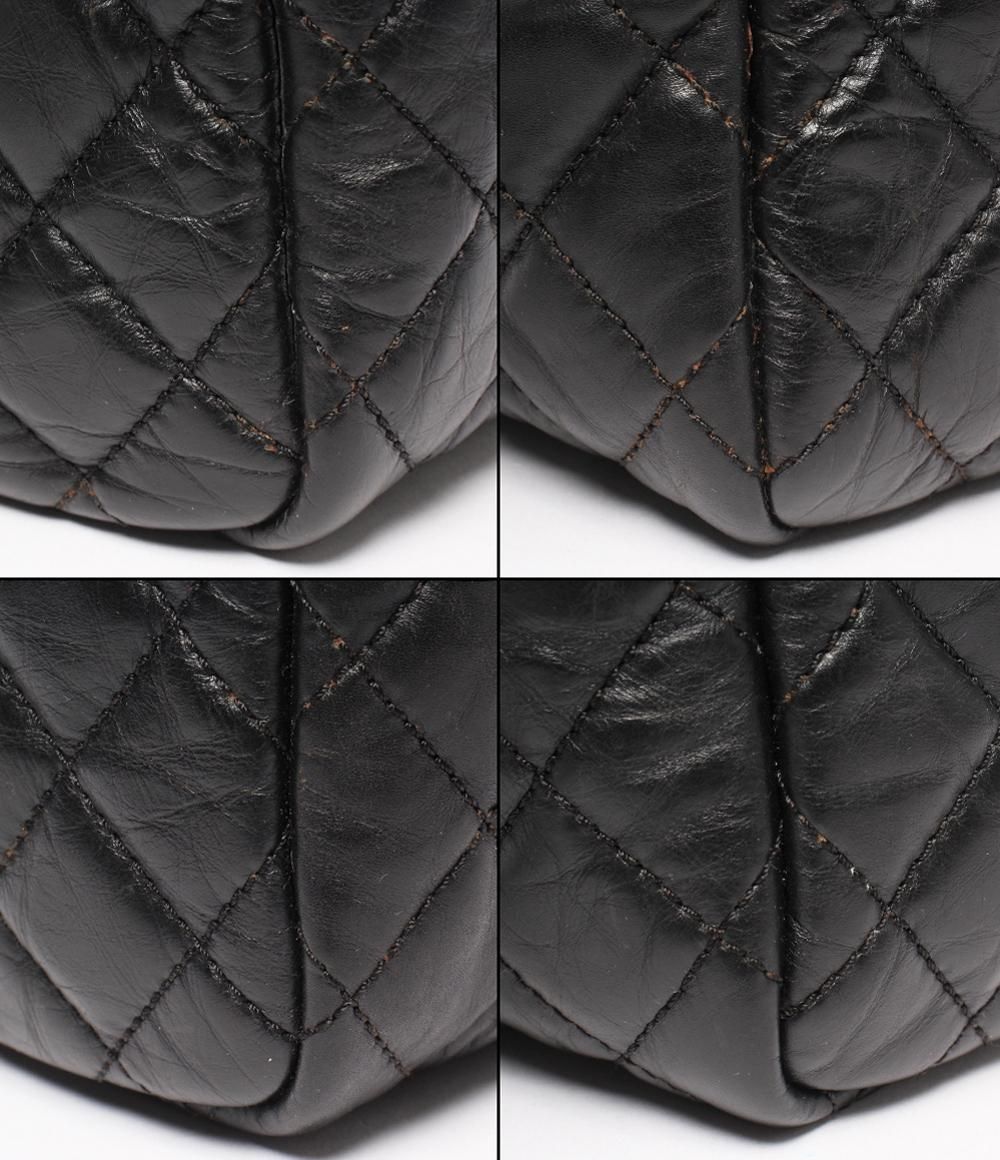 Chanel Chain Shoulder Bag Gold Calfskin Quilted — view 5
