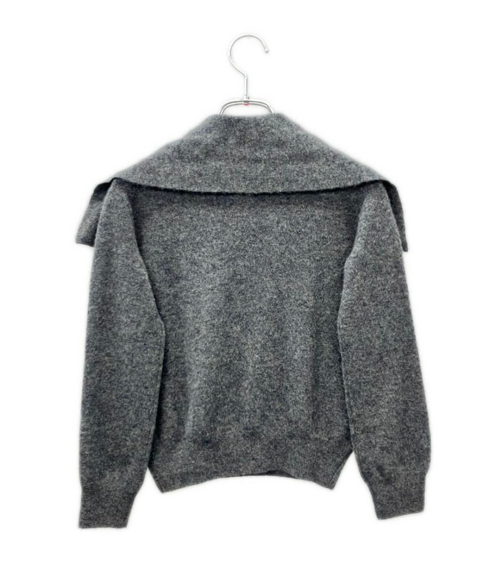 Dior Long Sleeve Knit Cashmere 100% Pearl Button Sweater — view 2