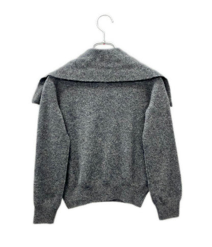 Dior Long Sleeve Knit Cashmere 100% Pearl Button Sweater — view 2