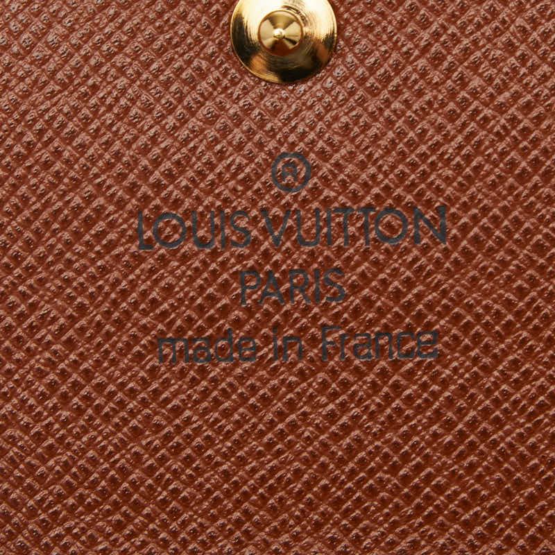 Louis Vuitton Monogram Multicles 6 Key Case 6 Brown Leather 1- Key Holder — view 7