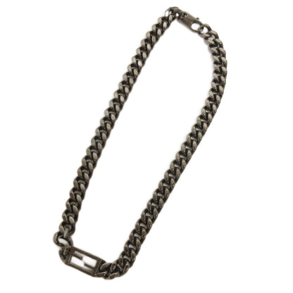 Fendi Baguette Necklace Chain Black — view 2