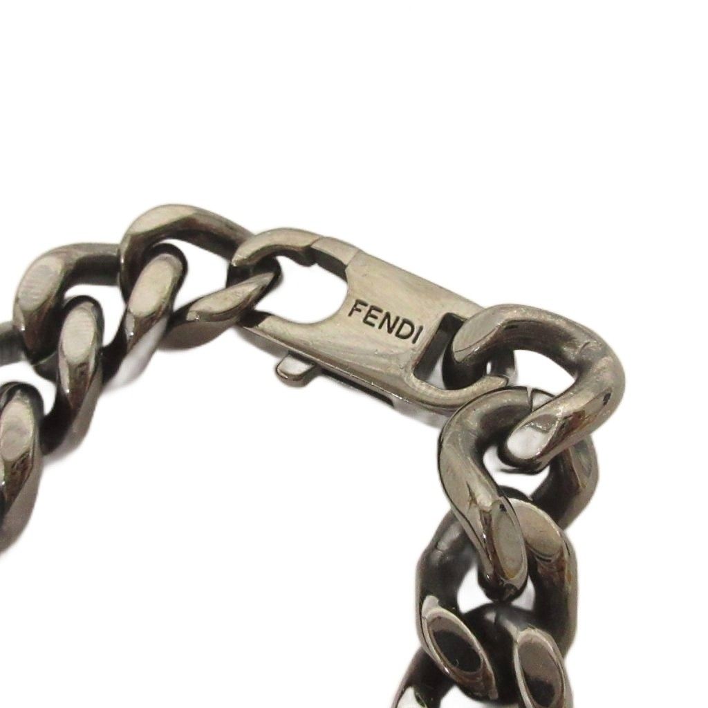 Fendi Baguette Necklace Chain Black — view 5