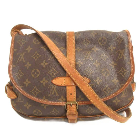 Louis Vuitton Saumur 30 Monogram Shoulder Bag Crossbody Brown