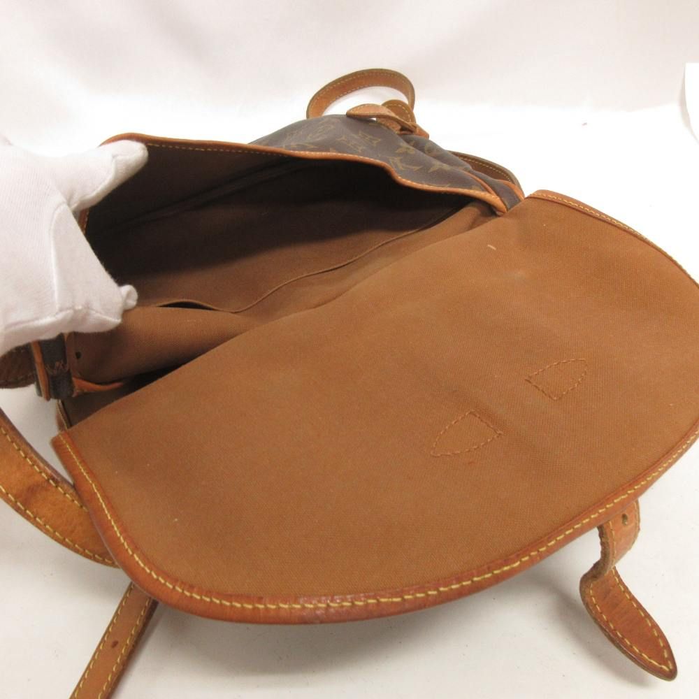 Louis Vuitton Saumur 30 Monogram Shoulder Bag Crossbody Brown — view 6