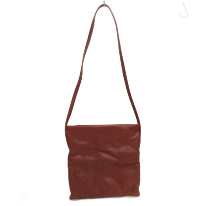 Loewe Anagram Shoulder Bag Crossbody Leather Wine Red — view 5