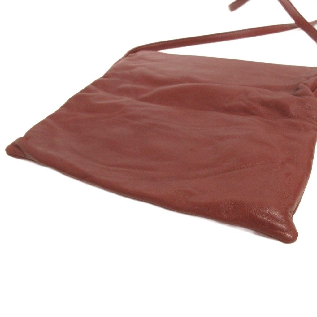 Loewe Anagram Shoulder Bag Crossbody Leather Wine Red — view 4