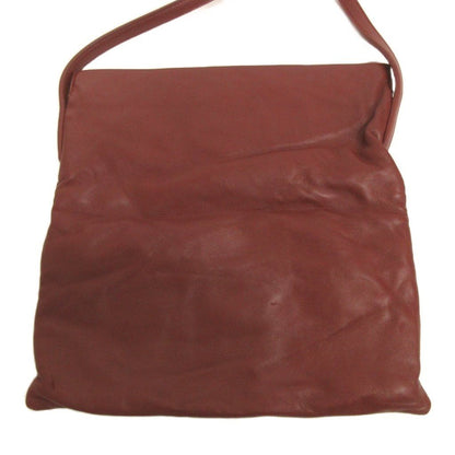 Loewe Anagram Shoulder Bag Crossbody Leather Wine Red — view 3