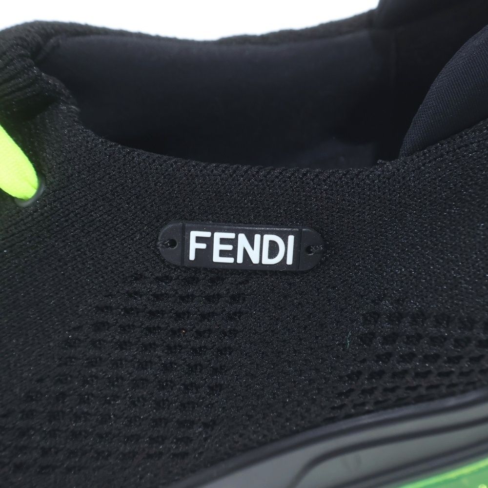 Fendi Flow Sneakers Black Yellow — view 6