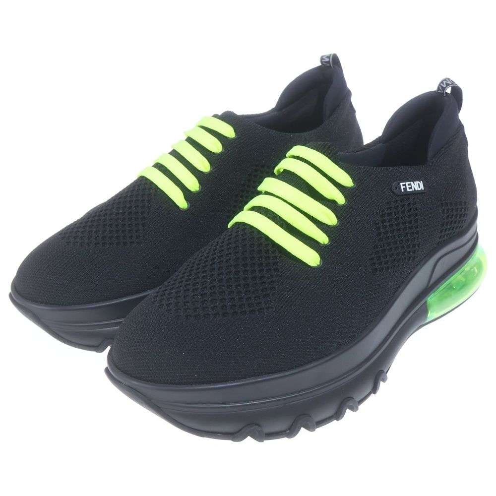 Fendi Flow Sneakers Black Yellow — view 2