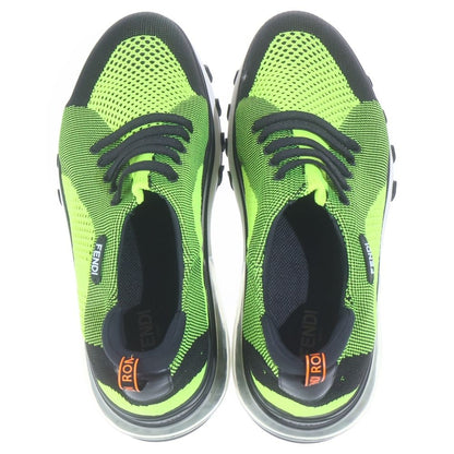 Fendi Lace Up Sneakers Shoes Low Cut Yellow — view 4