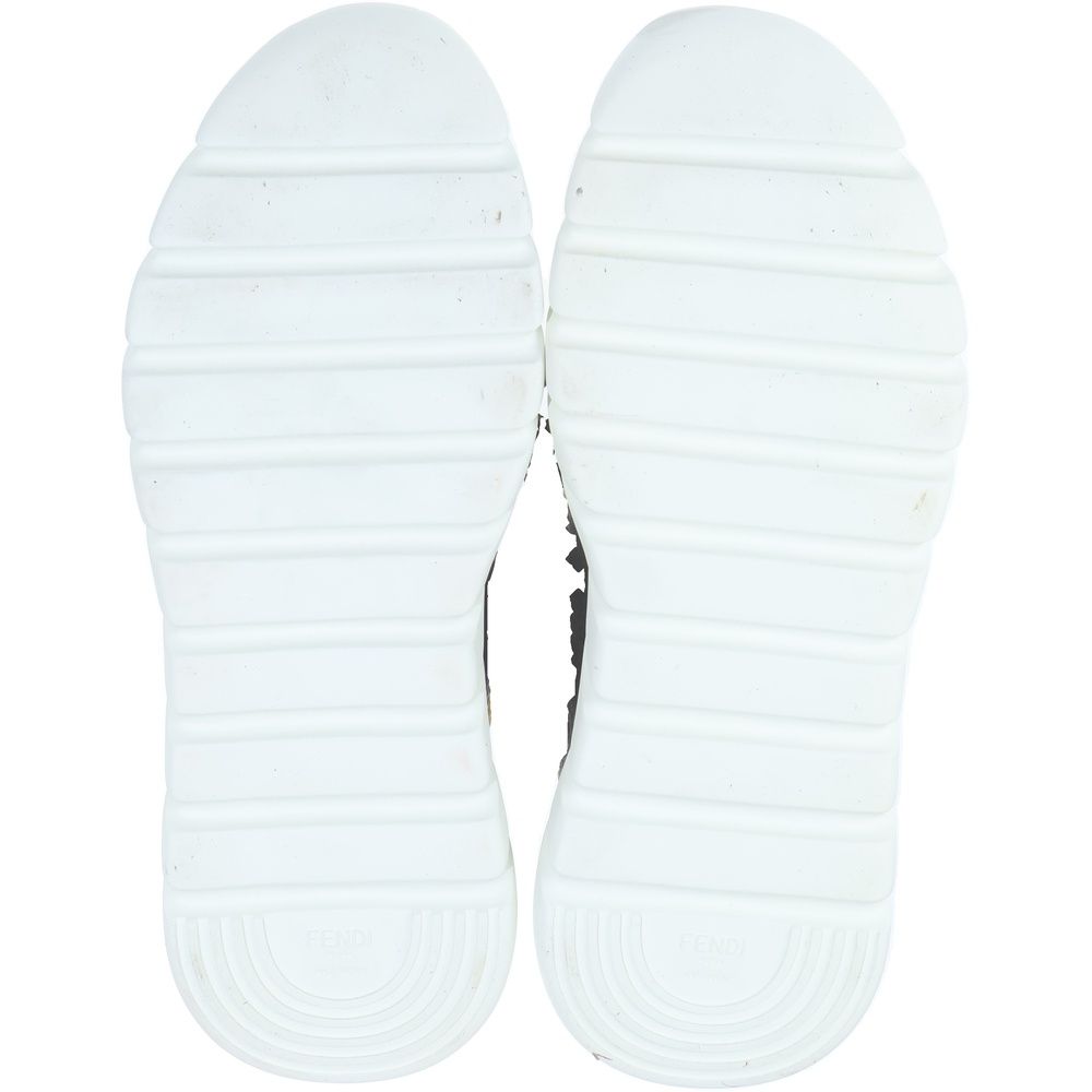 Fendi Mesh Sneakers Black Yellow — view 5