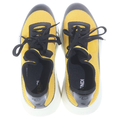 Fendi Mesh Sneakers Black Yellow — view 4
