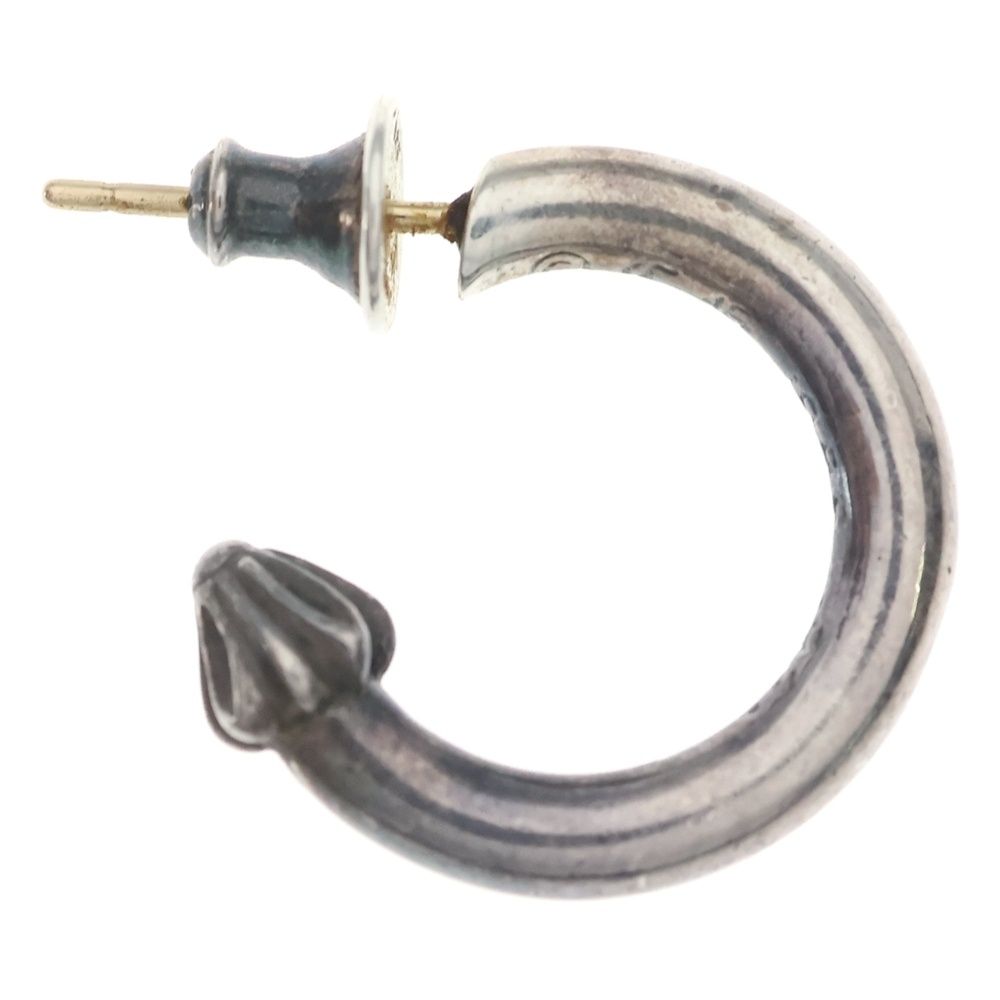 Chrome Hearts Hoop Plain Earrings Silver — view 4