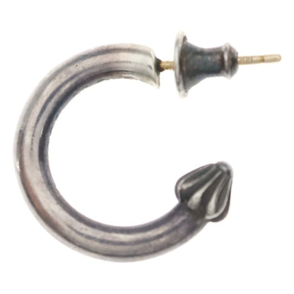 Chrome Hearts Hoop Plain Earrings Silver — view 3
