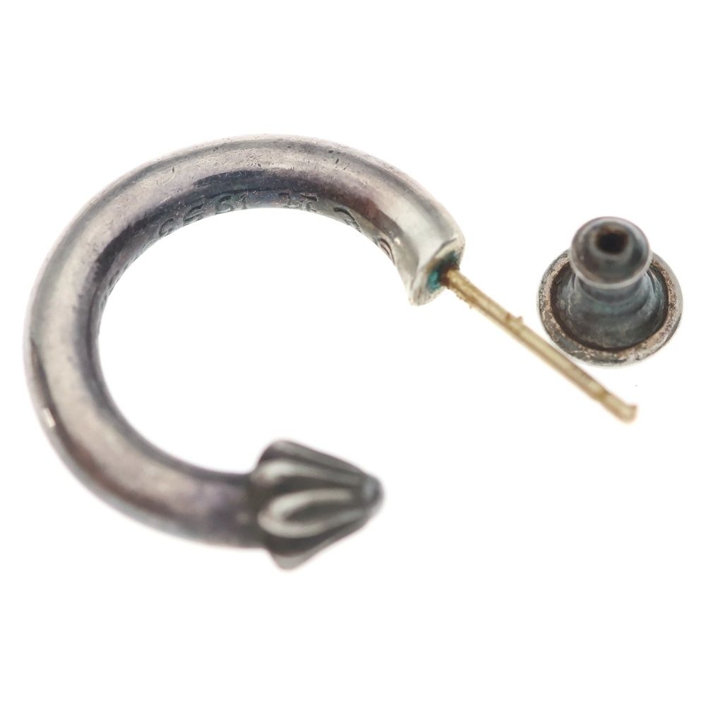 Chrome Hearts Hoop Plain Earrings Silver — view 6