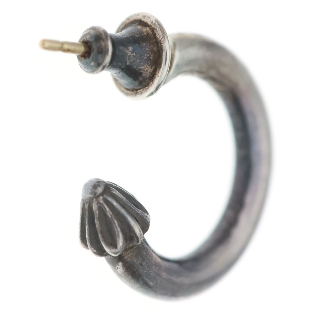 Chrome Hearts Hoop Plain Earrings Silver — view 2