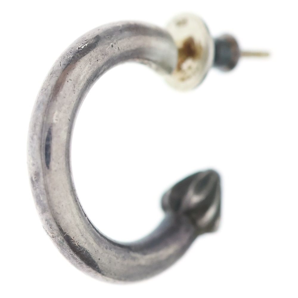 Chrome Hearts Hoop Plain Earrings Silver