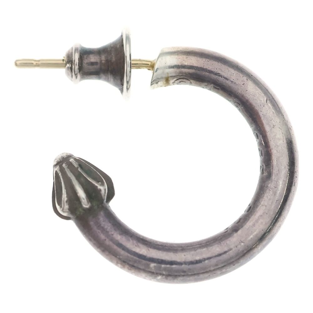 Chrome Hearts Hoop Plain Earrings Silver — view 4