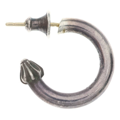 Chrome Hearts Hoop Plain Earrings Silver — view 4