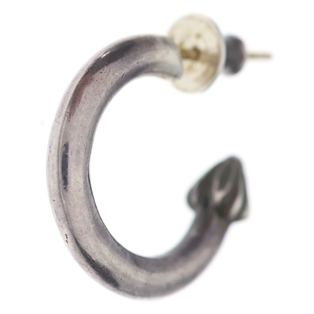 Chrome Hearts Hoop Plain Earrings Silver