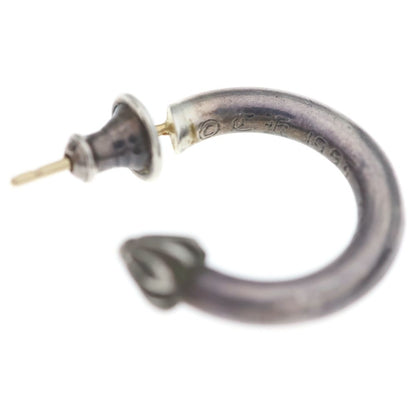 Chrome Hearts Hoop Plain Earrings Silver — view 5