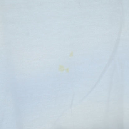 Moncler Patch Logo Graphic Print Crew Neck Short Sleeve T-Shirt Light Blue — view 5