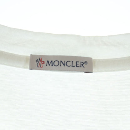 Moncler Patch Logo Graphic Print Crew Neck Short Sleeve T-Shirt Light Blue — view 6
