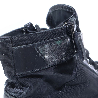 Dior Homme Oblique Crease Up High Cut Short Combat Boots Shoes Black — view 6