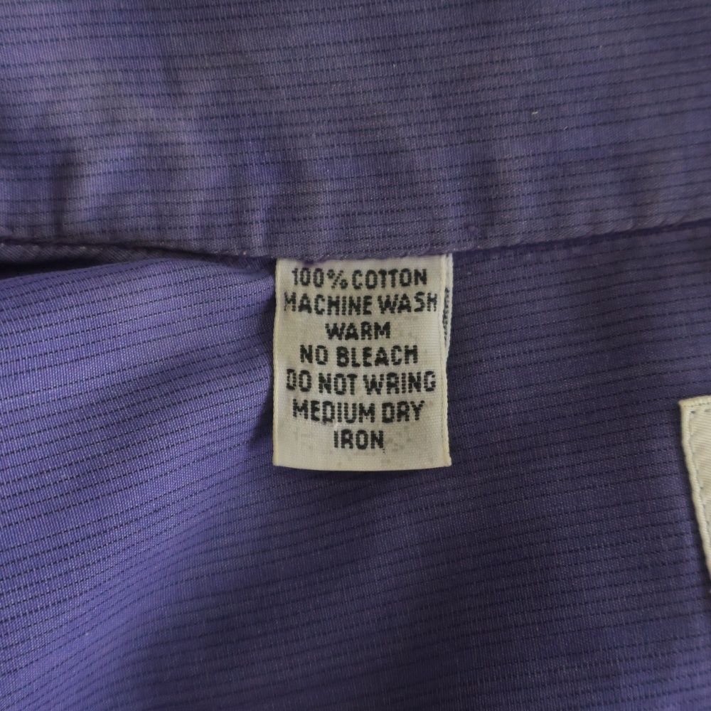 Hermes Stand Collar Half Zip Long Sleeve Shirt Purple — view 8