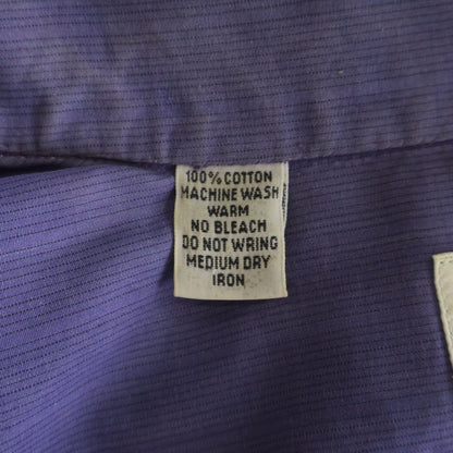 Hermes Stand Collar Half Zip Long Sleeve Shirt Purple — view 8