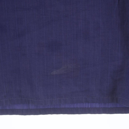 Hermes Stand Collar Half Zip Long Sleeve Shirt Purple — view 5