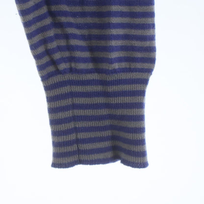 Prada High Gee Pullover Knit Border Blue Sweater — view 5
