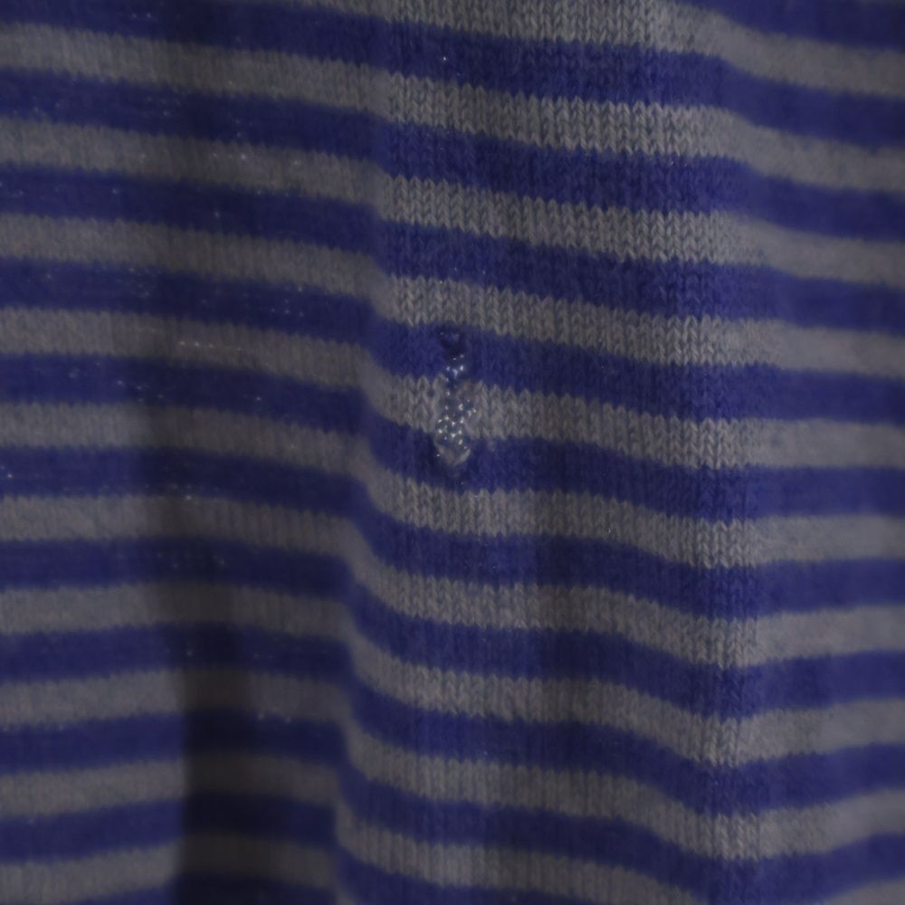 Prada High Gee Pullover Knit Border Blue Sweater — view 6