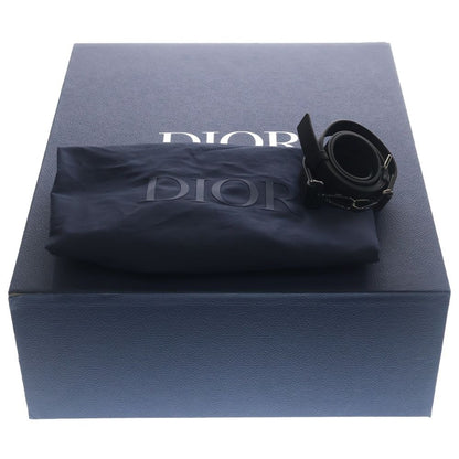 Dior East West O-Oblique Kumaxi Canvas Leather Tote Navy Black — view 6