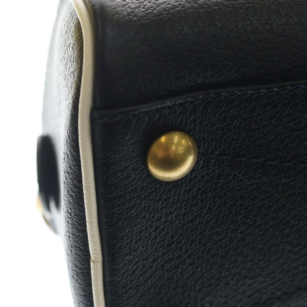 Gucci Adidas Mini Duffle Leather 2-Way Gold Black — view 5