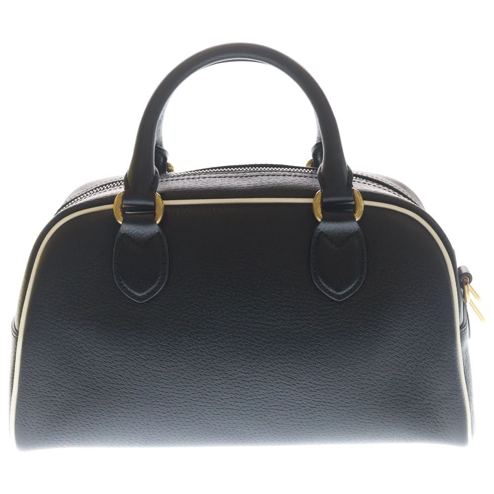 Gucci Adidas Mini Duffle Leather 2-Way Gold Black — view 2