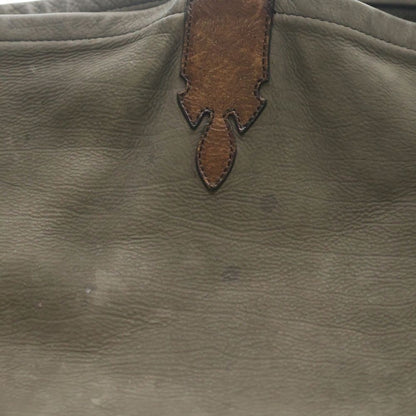 Chrome Hearts Lucille Suede Leather Tote Khaki — view 5