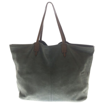 Chrome Hearts Lucille Suede Leather Tote Khaki