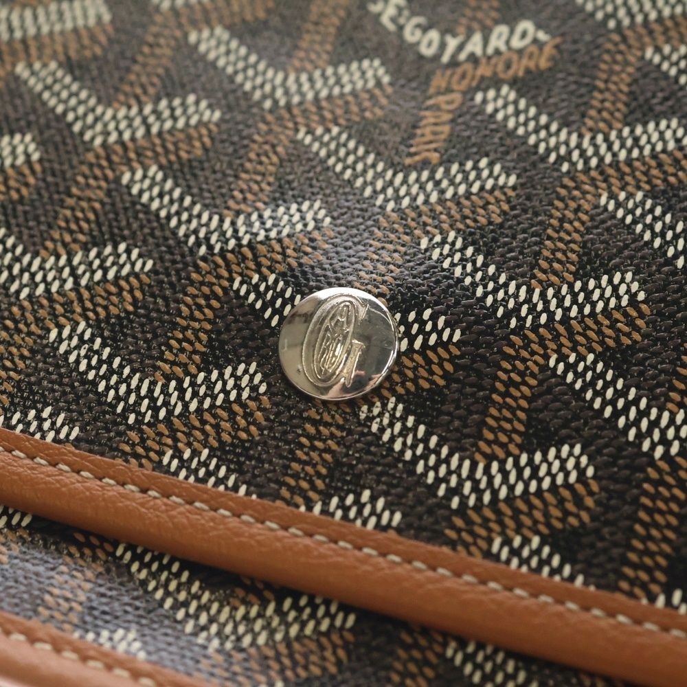 Goyard Plumet Pouch Wallet Shoulder Bag Brown — view 6