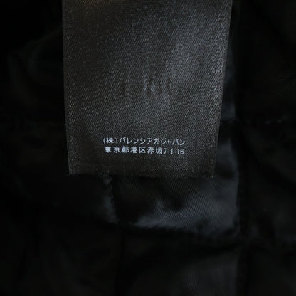 Balenciaga Allover Logo Fluffy Zip UP Jacket Zip Up Boa Black — view 8