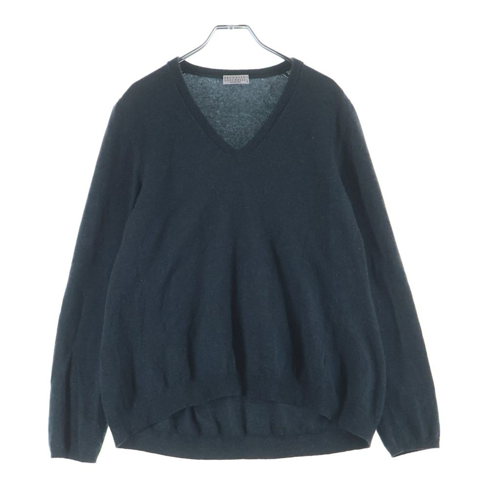 Brunello Cucinelli Cashmere Knit Neck Sweater Green