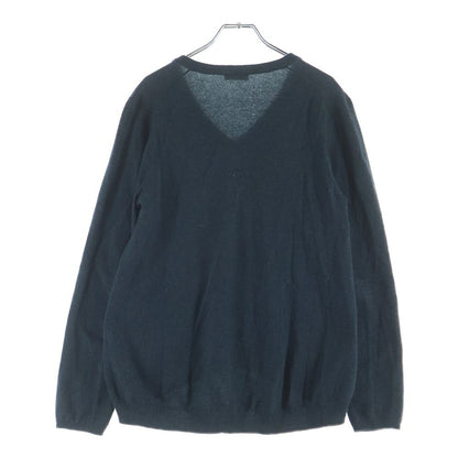 Brunello Cucinelli Cashmere Knit Neck Sweater Green — view 2
