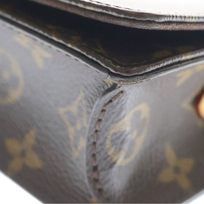 Louis Vuitton Monogram Wallet on Chain Lily Mini Shoulder Bag Brown Leather Gold — view 6