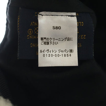 Louis Vuitton Cap Shearling Lambskin Black White Hat — view 8