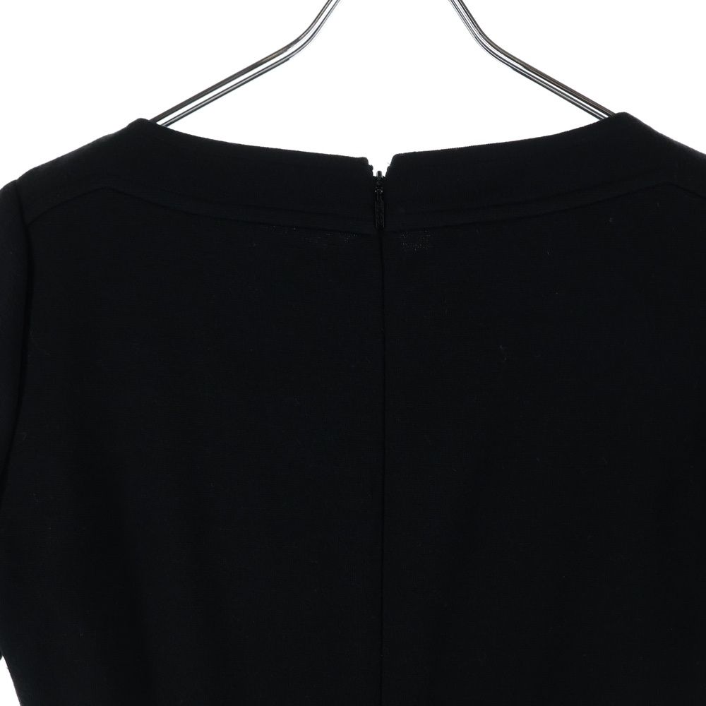 Gucci Logo Line Short Sleeve Dress Black — view 4