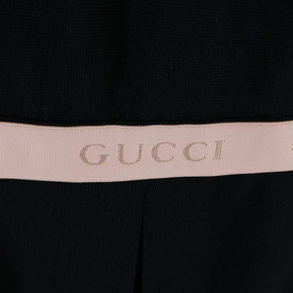 Gucci Logo Line Short Sleeve Dress Black — view 5