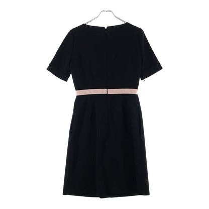 Gucci Logo Line Short Sleeve Dress Black — view 2